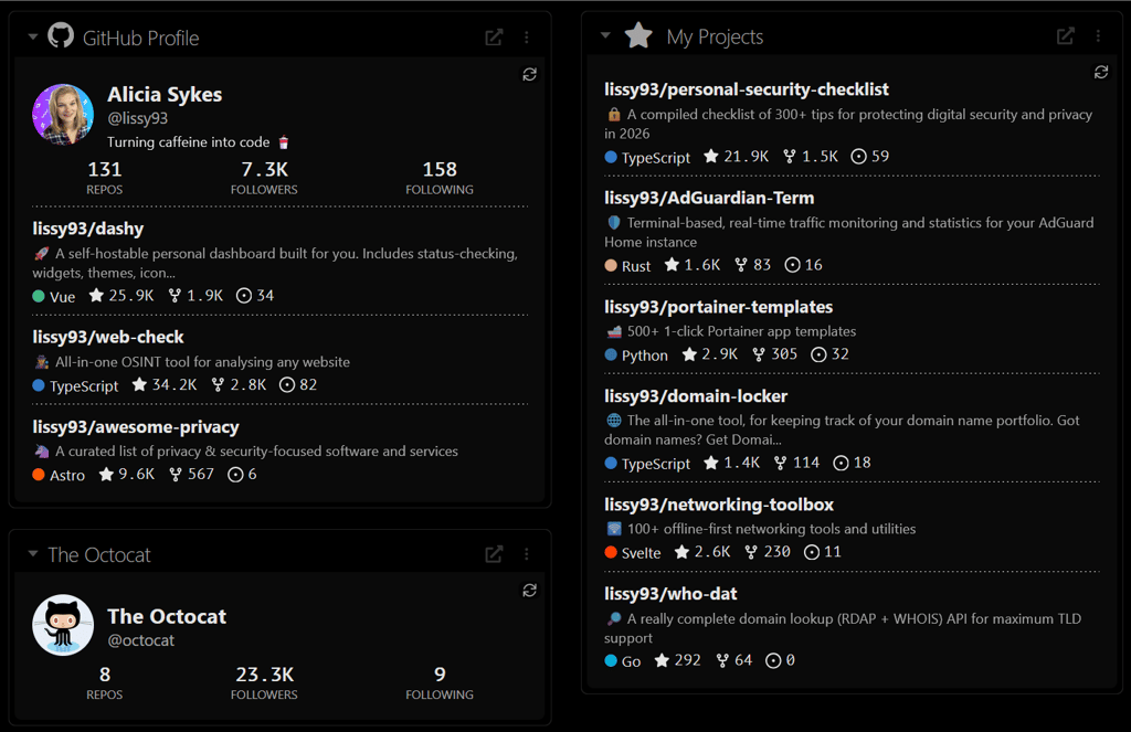 github-stats-widget