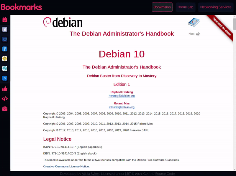 Demo of Alternate Views feature in Dashy